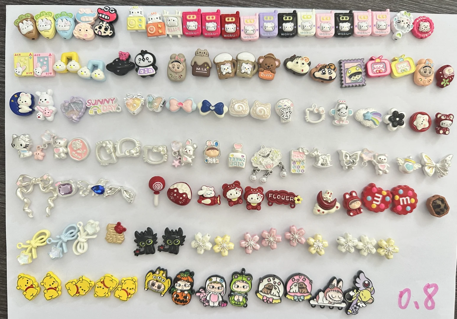 ➗合金材料隔珠，0.1一个