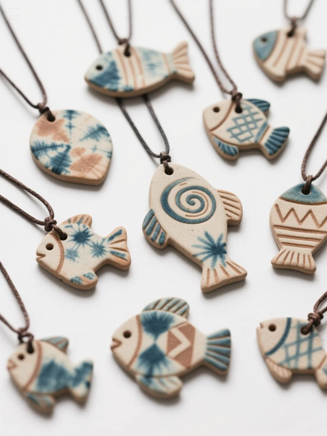 ?邂逅海洋精灵：陶泥鱼形项链的独特