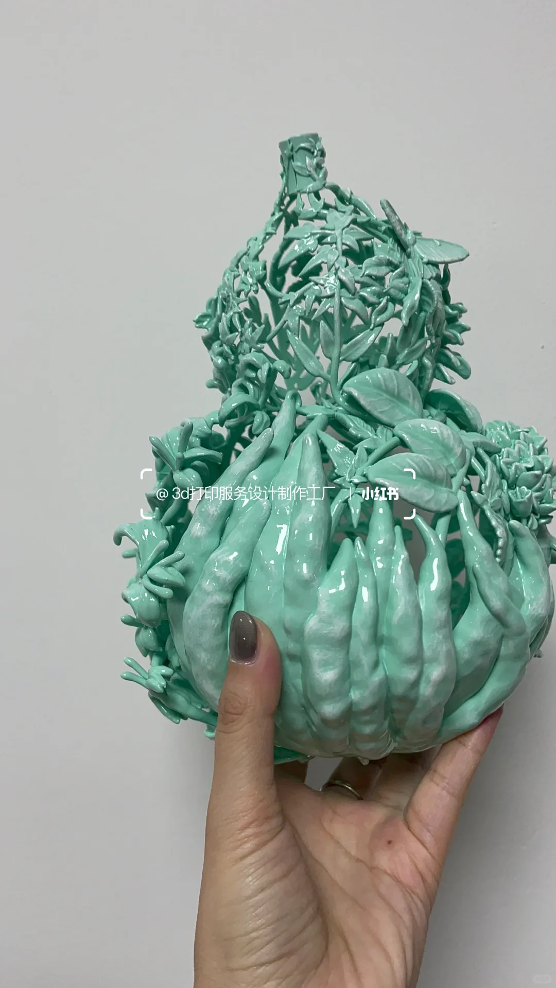 ?也太好看了吧，树脂材料表面做的陶瓷感处