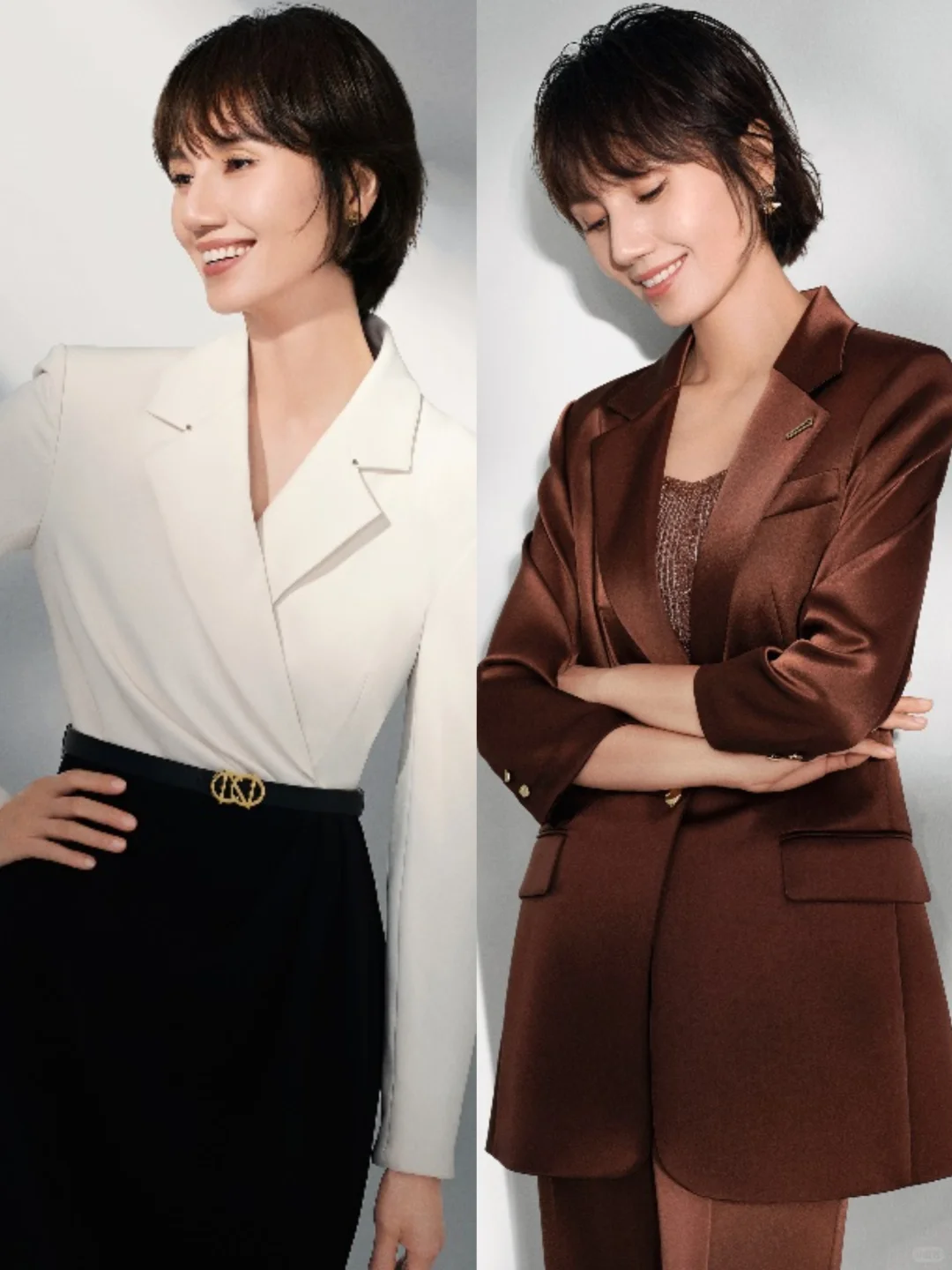 袁泉老师当评委穿搭，有种体制内的权威感！