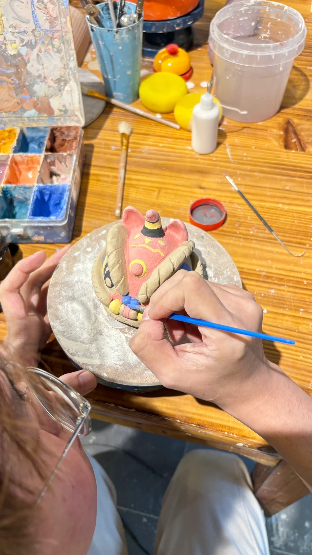 陶瓷舞狮摆件教程