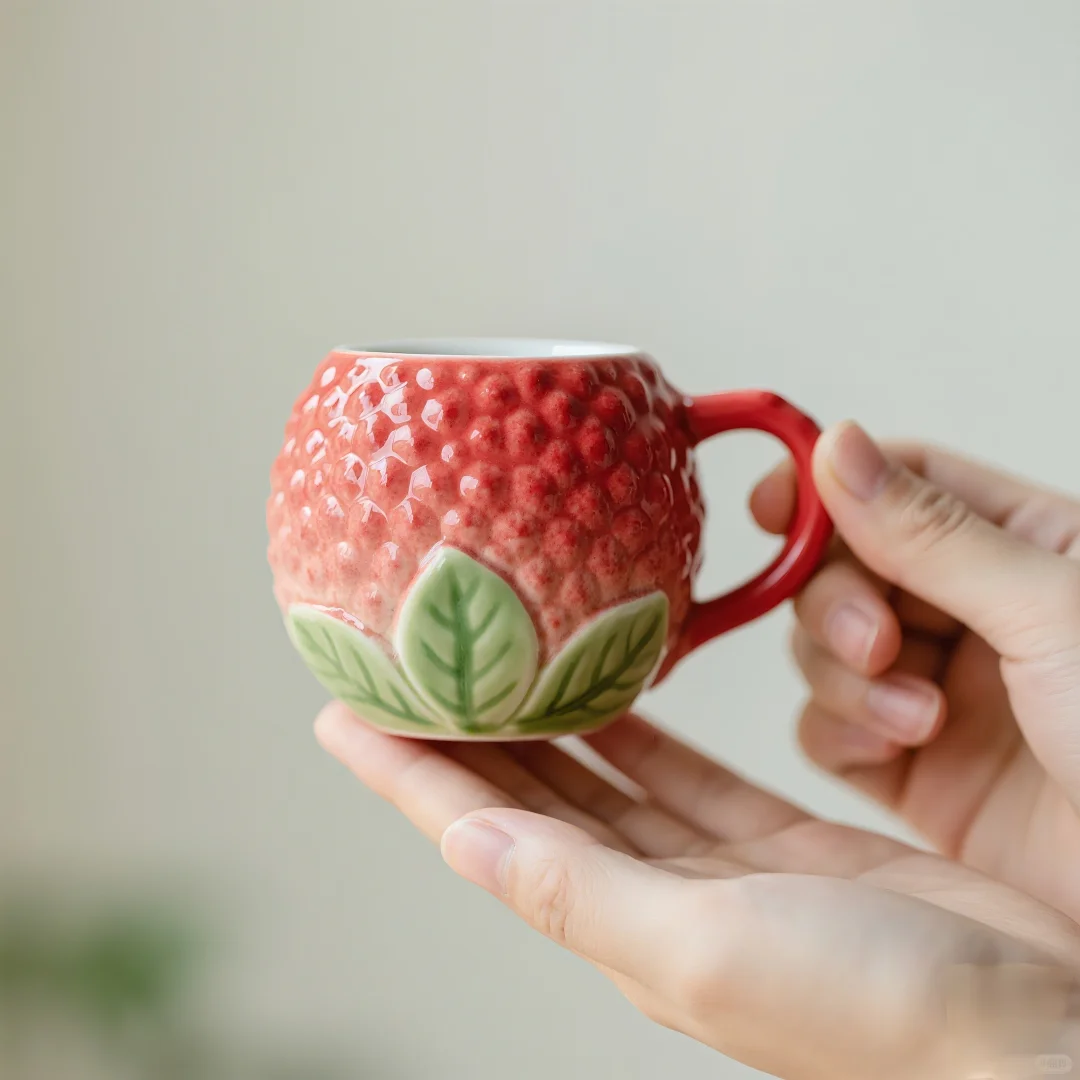 ? 甜美荔枝手工杯，少女心满满的夏日