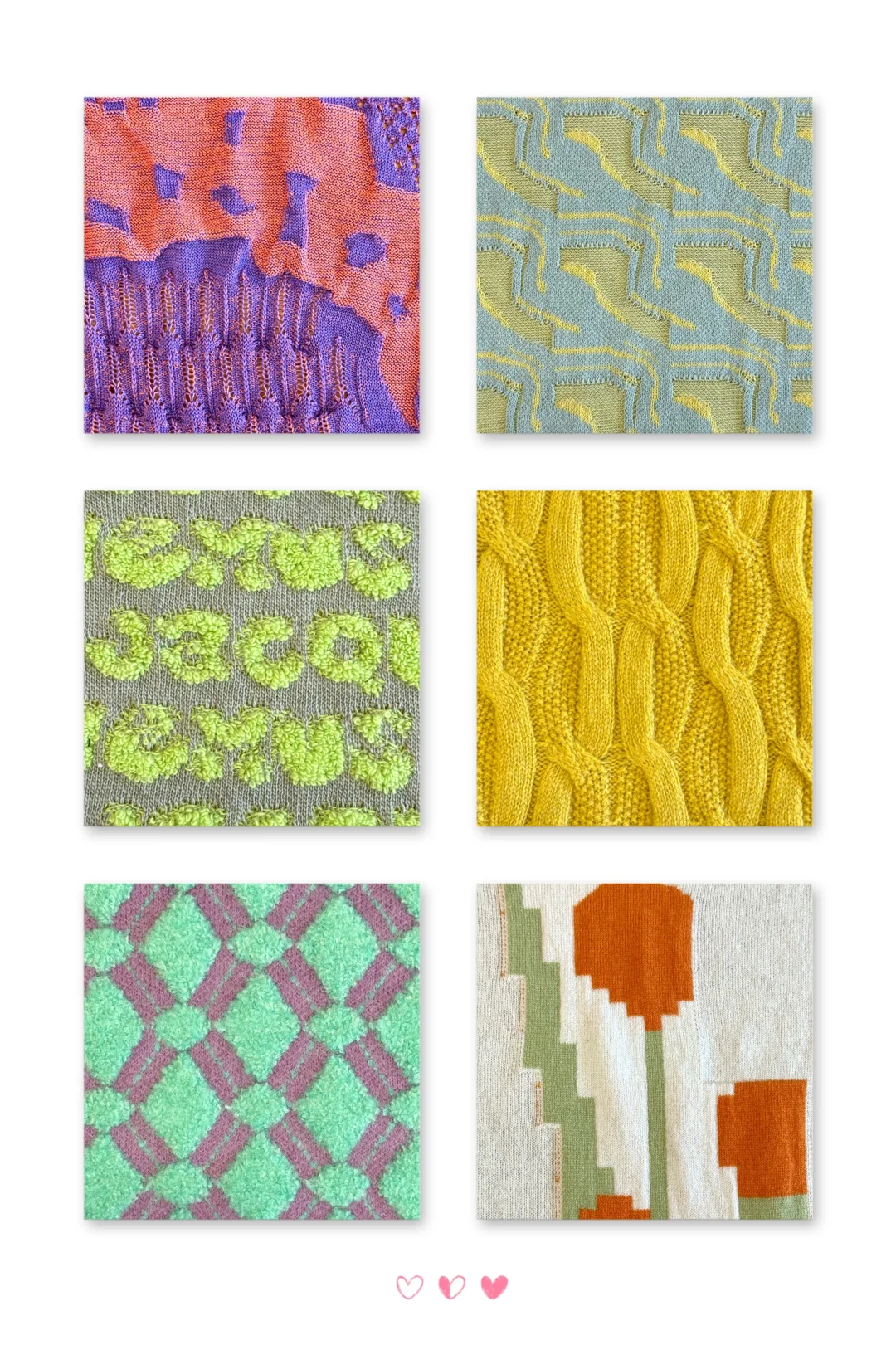 DONGQI|多巴胺色系小众针织织片分享?