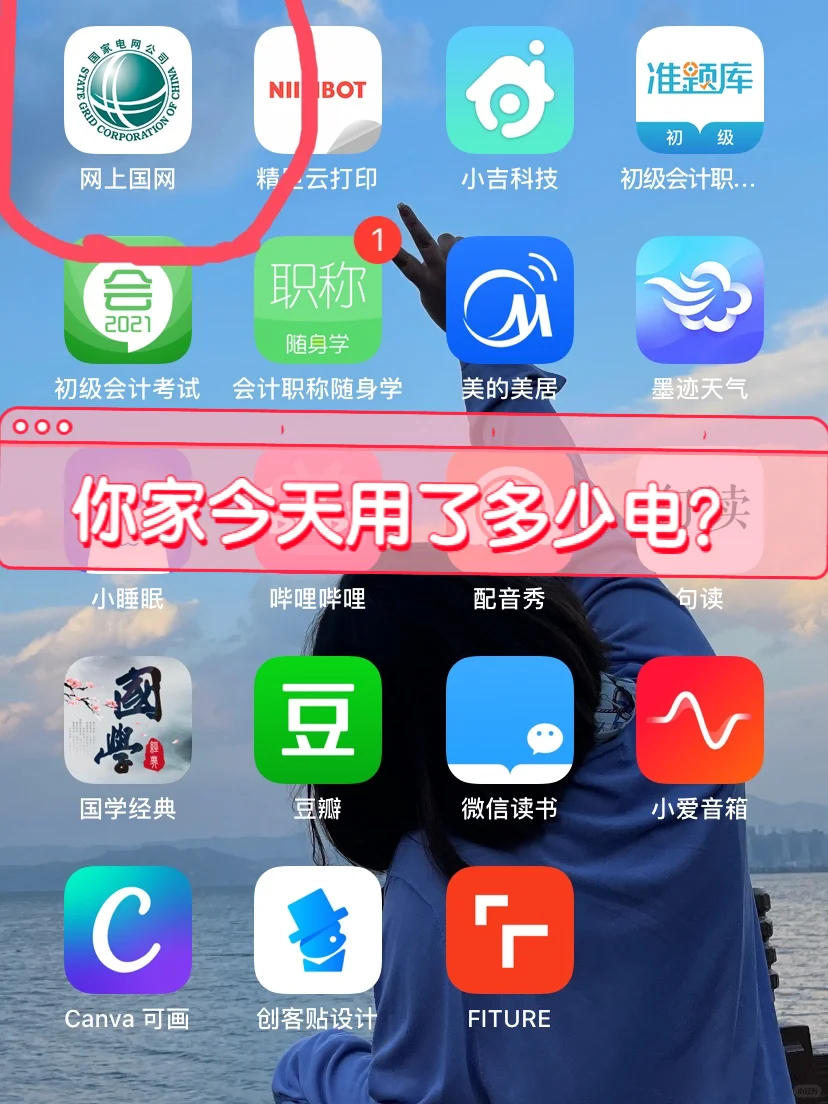 还有人不知道这个APP吗？你家每天用多少电？