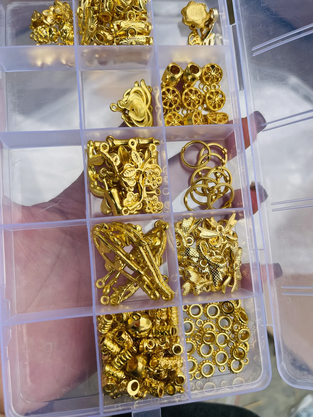 ?️合金配件15一斤，金色分装无基础，有瑕疵