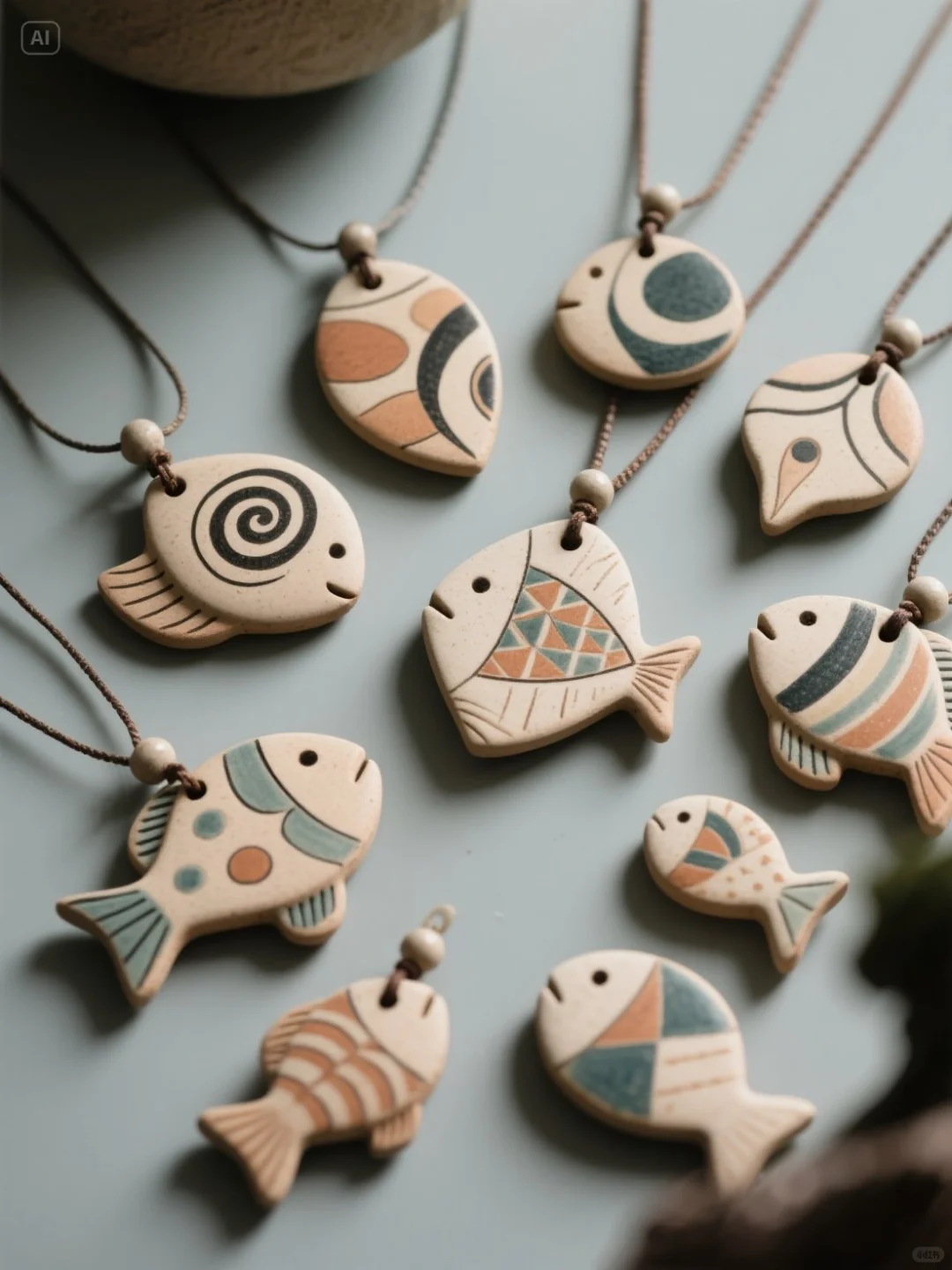 ?邂逅海洋精灵：陶泥鱼形项链的独特