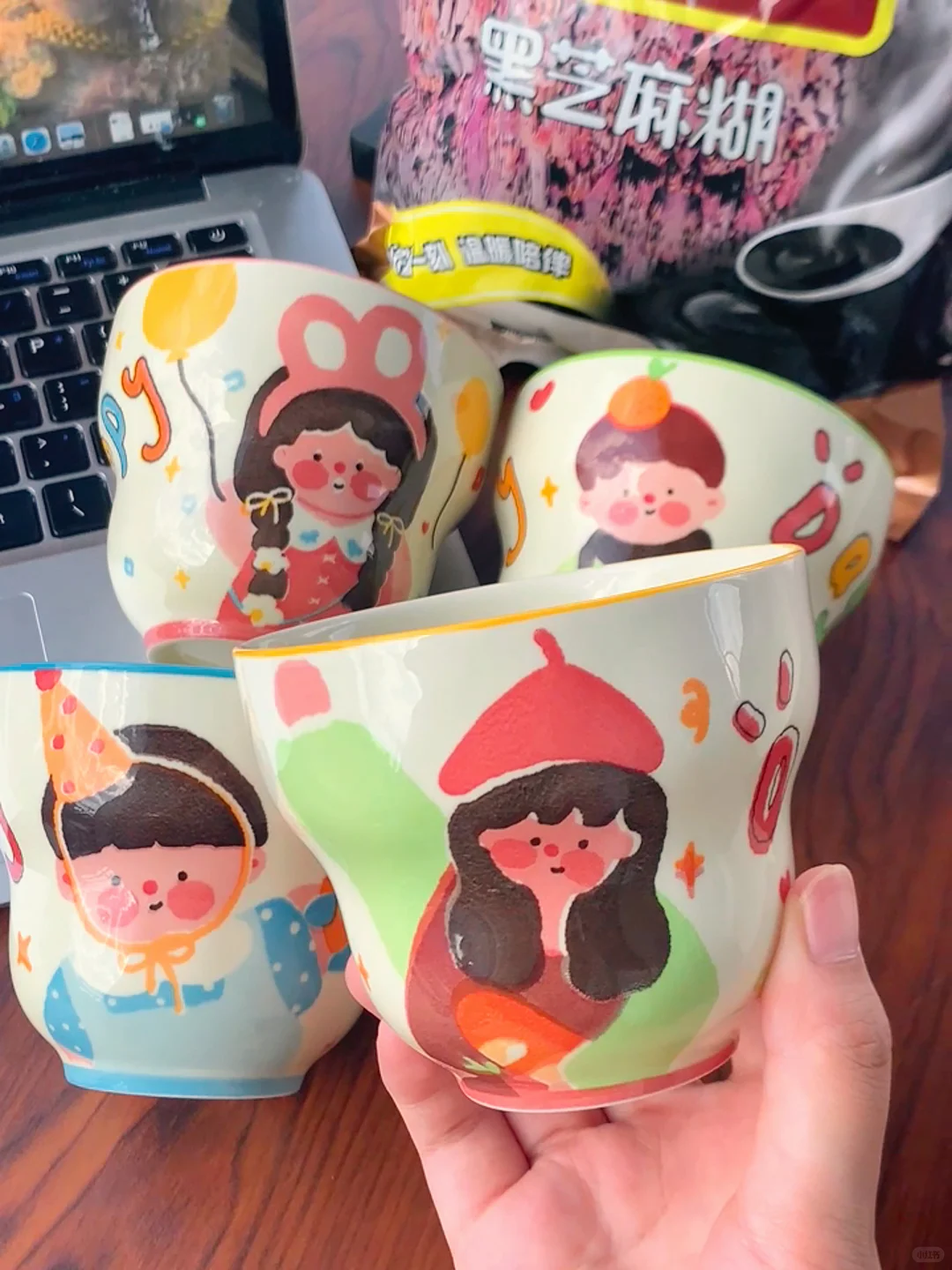 这么可爱的杯子竟然是送的?!