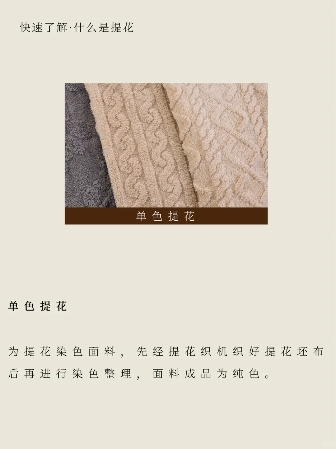 面料科普｜一分钟了解什么是提花