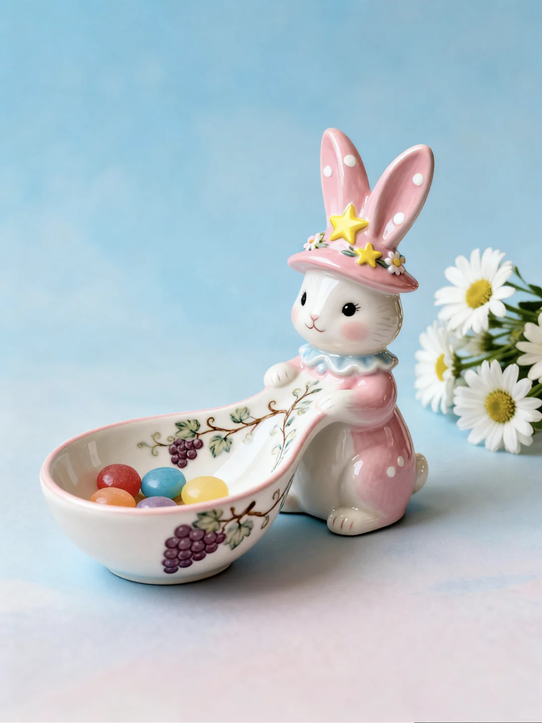 我的兔兔陶瓷餐具！超可爱！