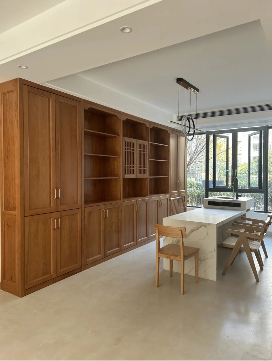 北美樱桃木全屋定制家具落地啦～