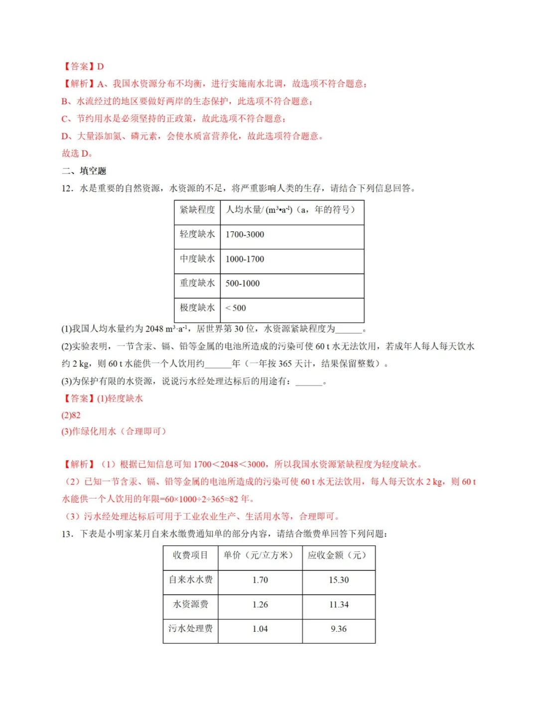 第13讲 保护水资源