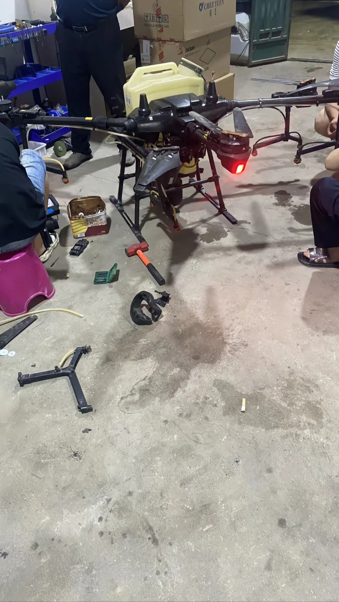 农业值保无人机维修