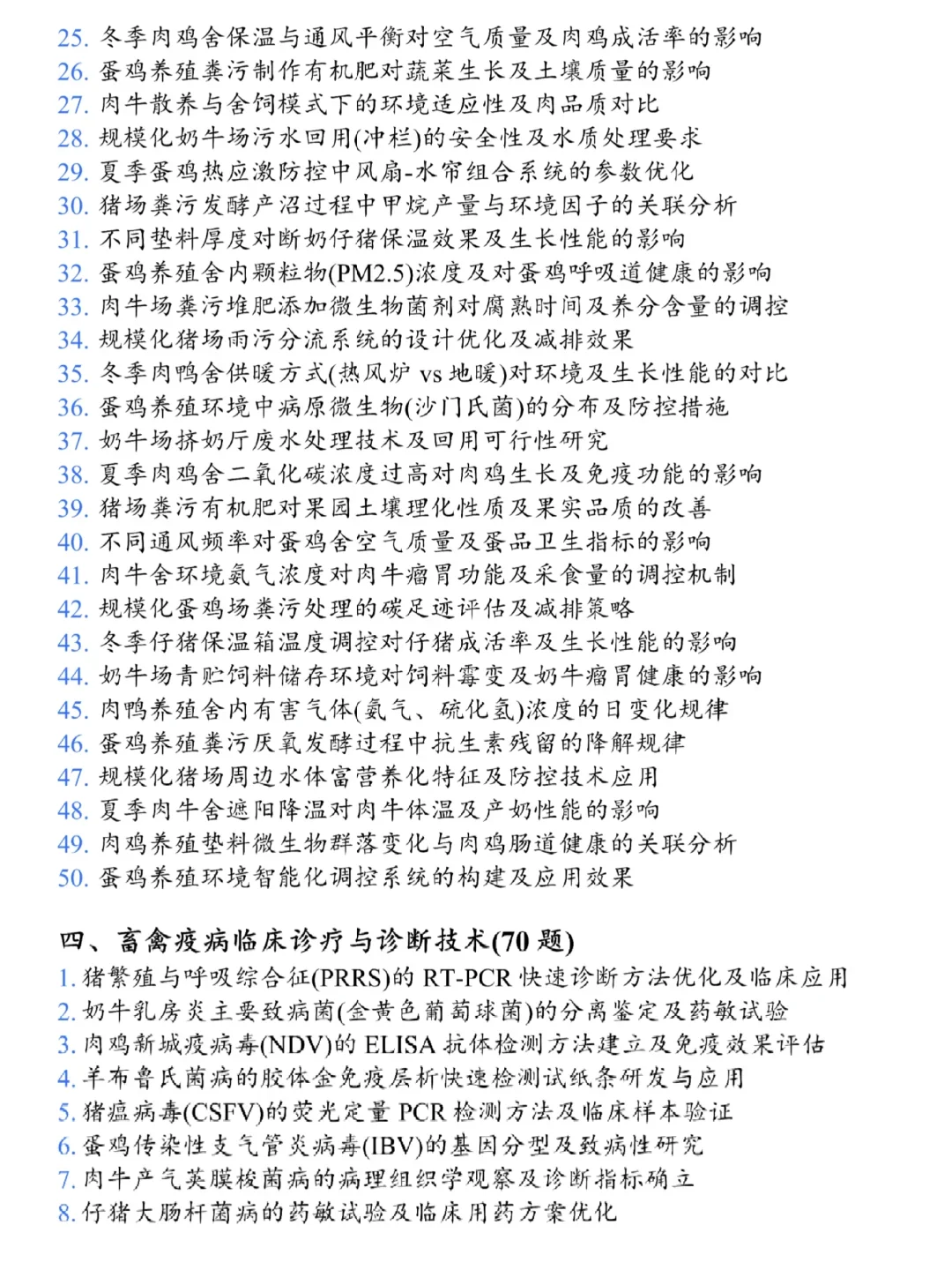 ?畜牧兽医宝子必看！独家选题库来救大命