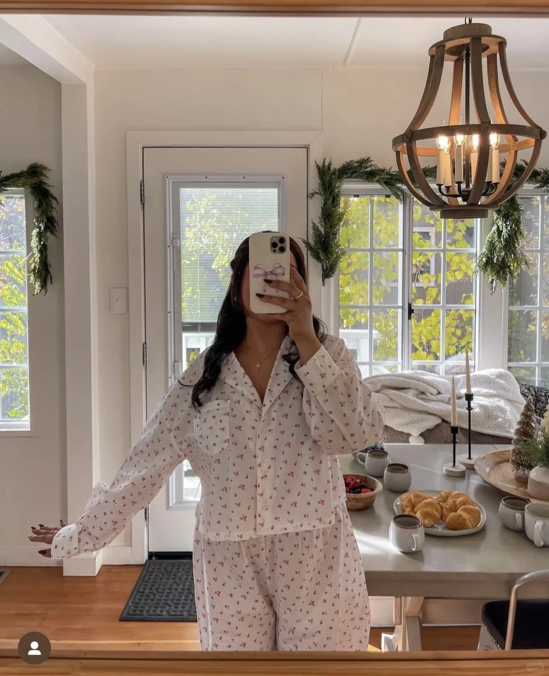 居家日常routine?穿精致的睡衣早餐?护肤