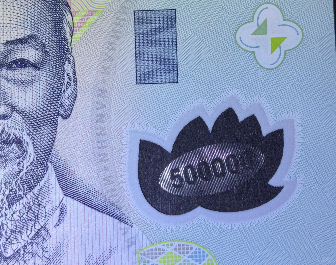 每日一钞:越南500000盾塑料钞