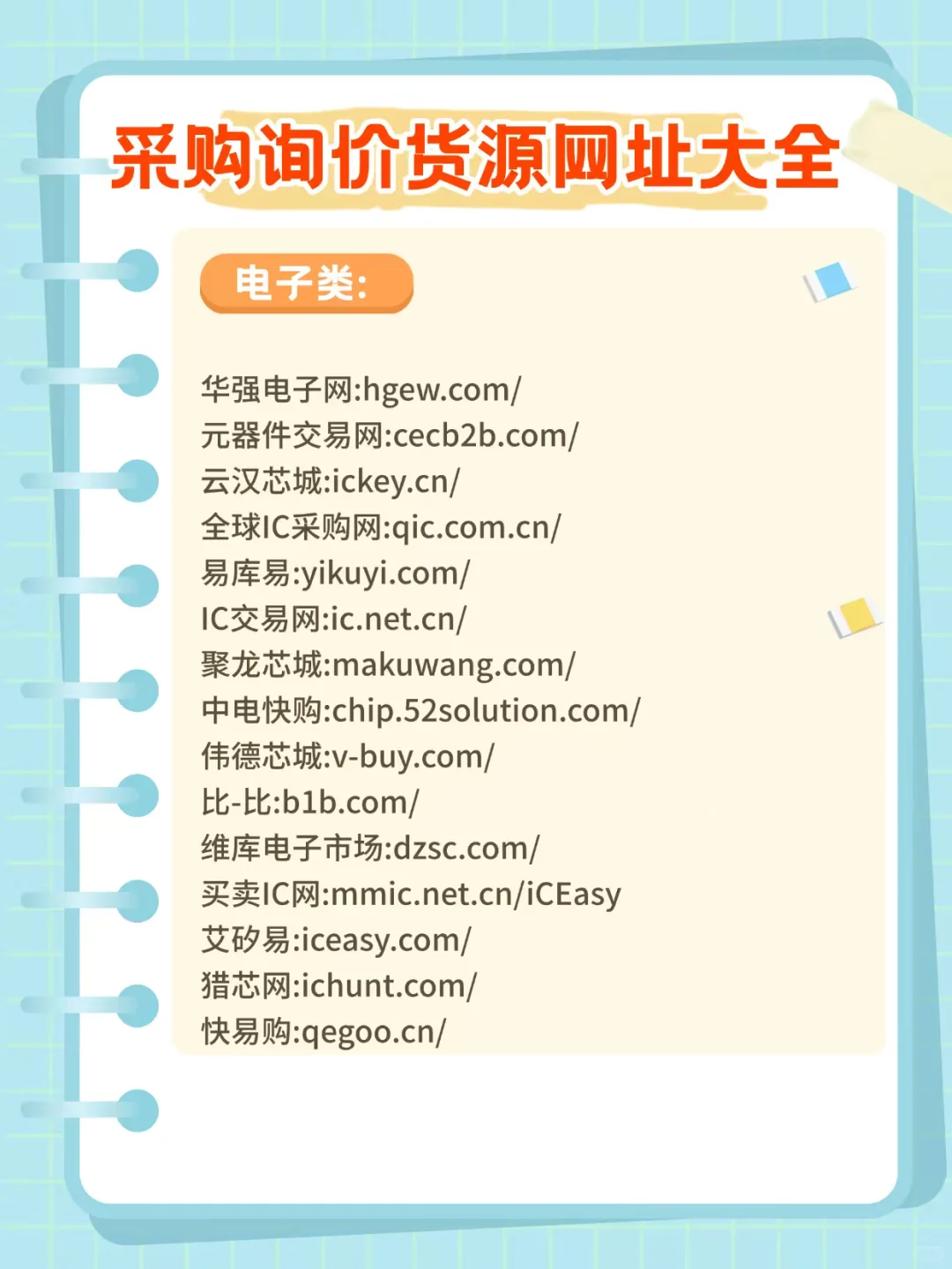 采购网址，太全面了