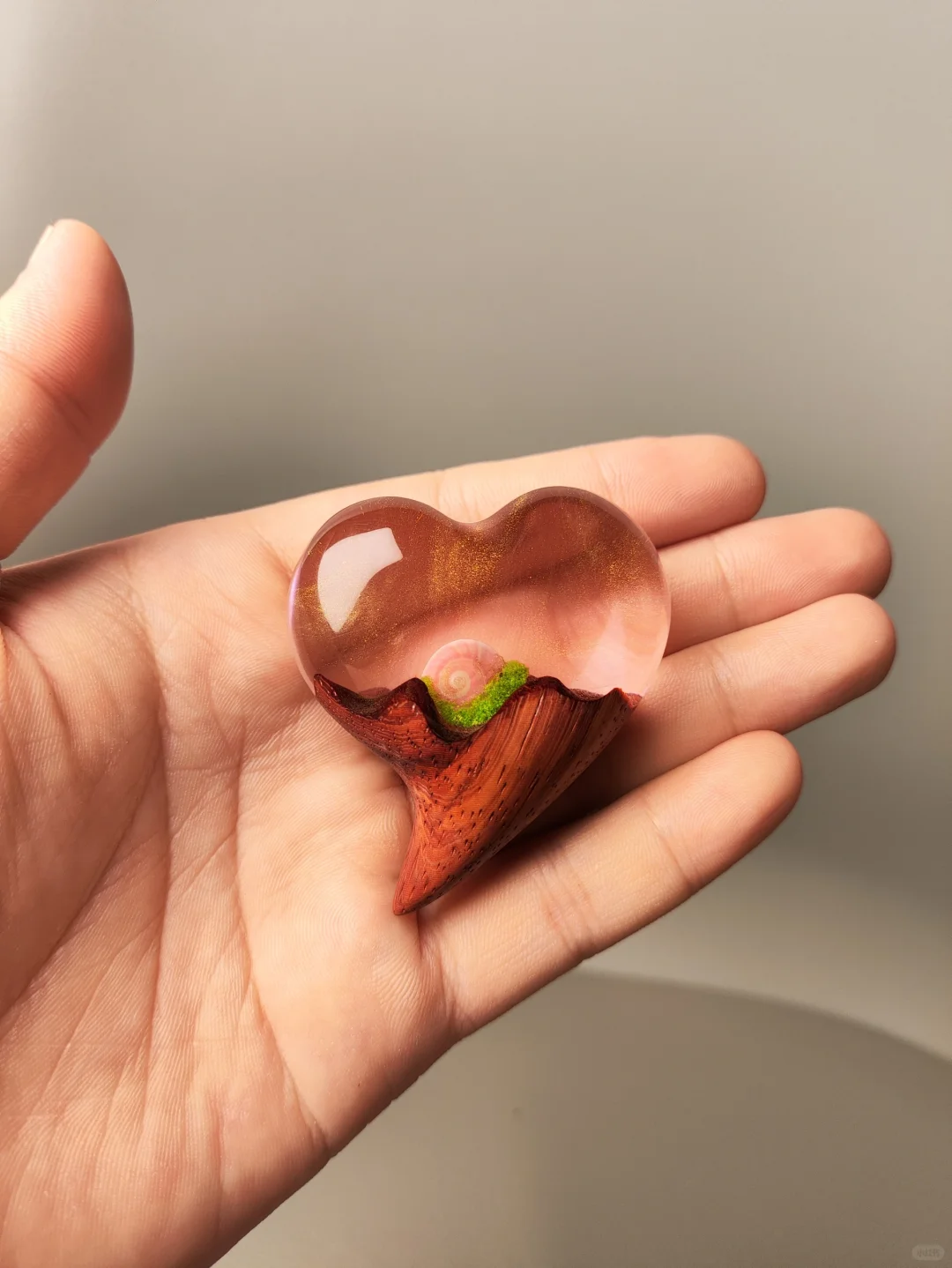 小爱心的打磨过程~