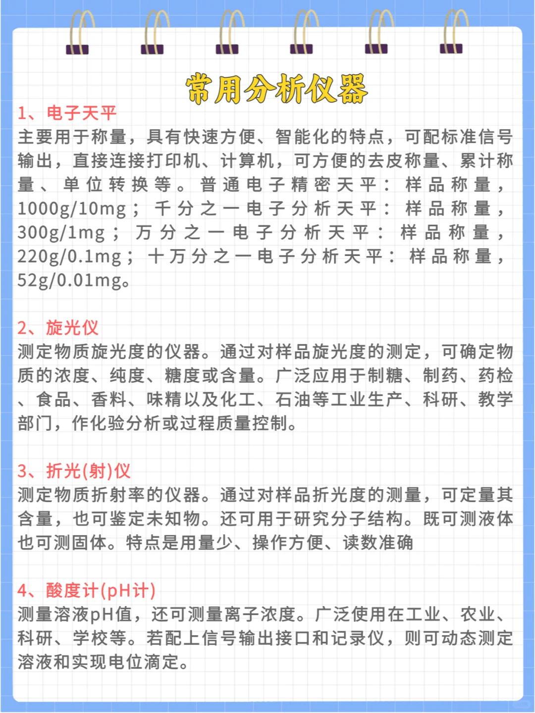 常用的实验室分析仪器有哪些(上)