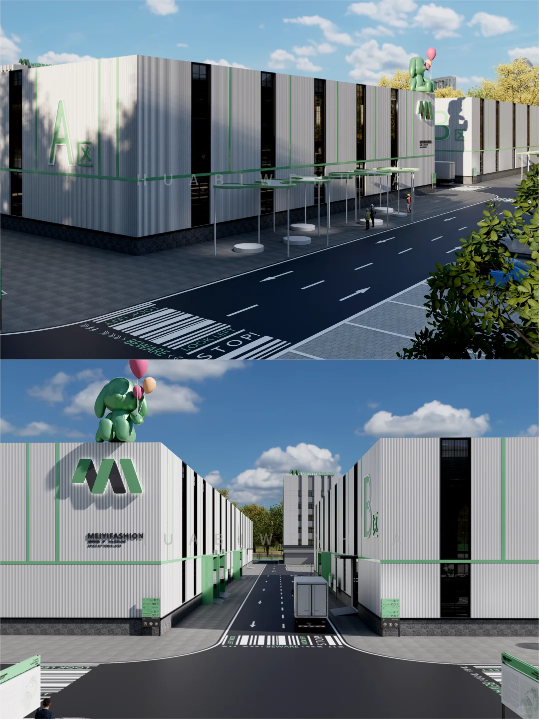 车间外围目视化改造｜清爽绿系极简风攻略