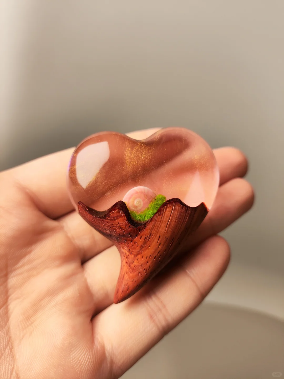 小爱心的打磨过程~