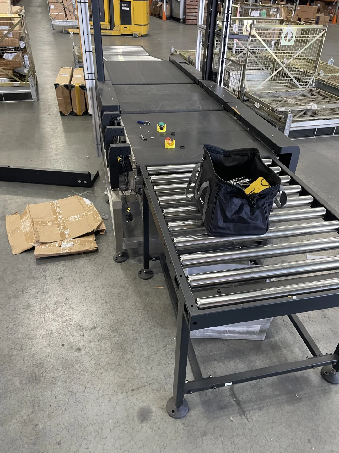 给物流公司修机器