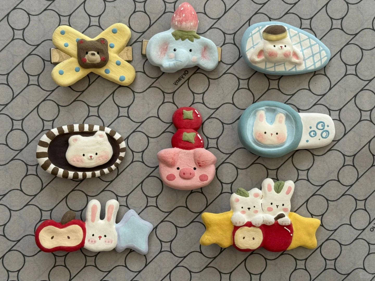 陶瓷发夹！多巴胺！！很轻