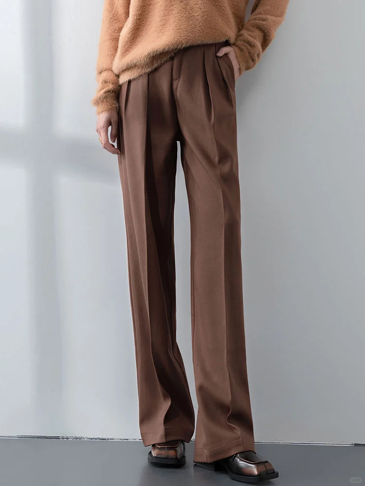 实拍！实拍！☕️显瘦老钱风西装裤！高个子