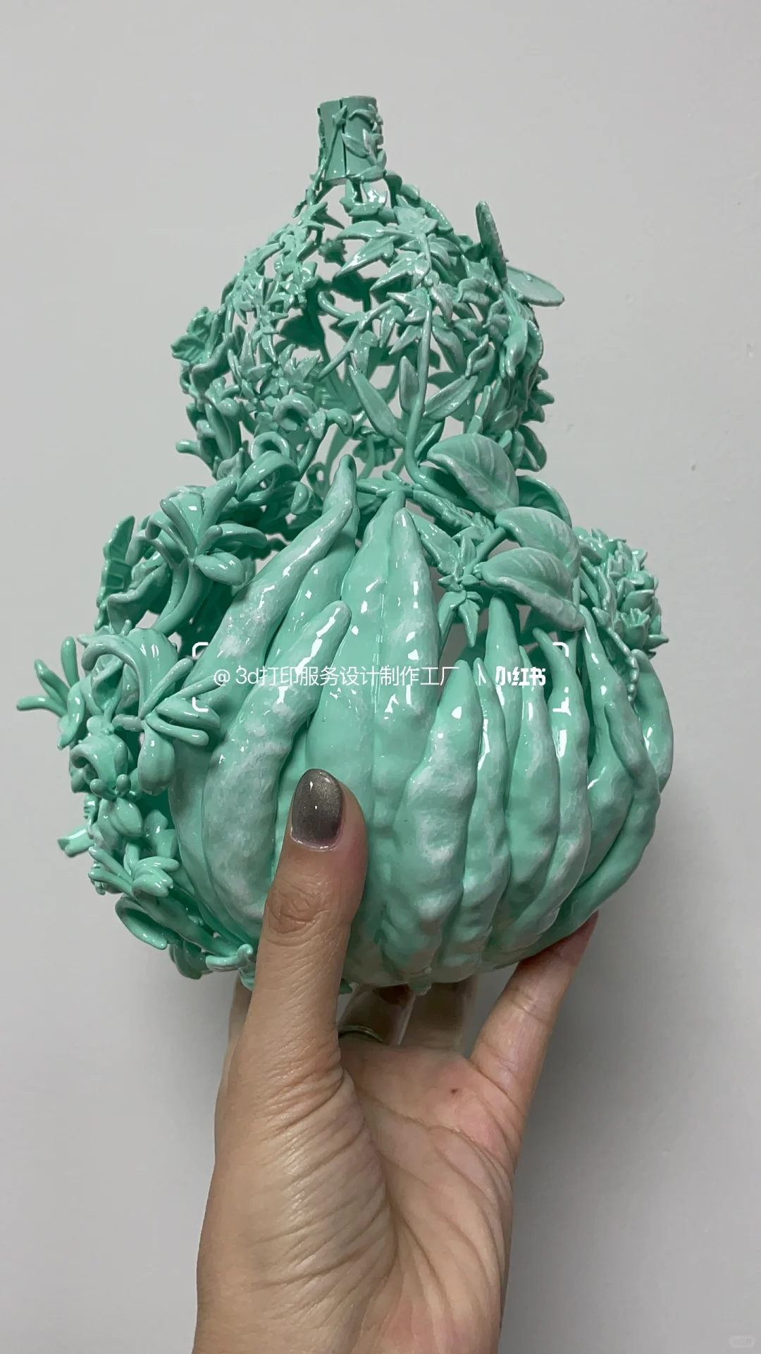 ?也太好看了吧，树脂材料表面做的陶瓷感处