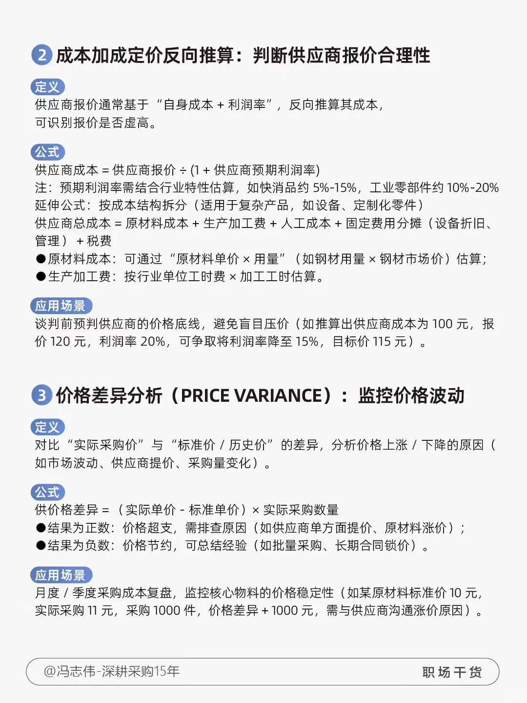做采购，必须掌握的计算模型与公式