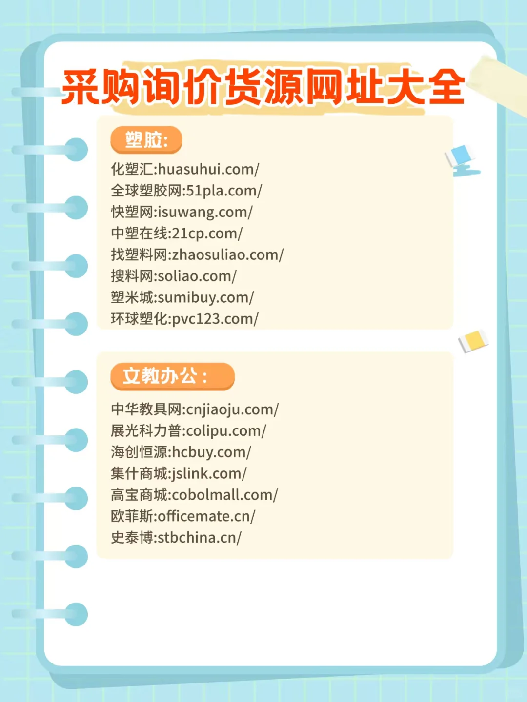 采购网址，太全面了