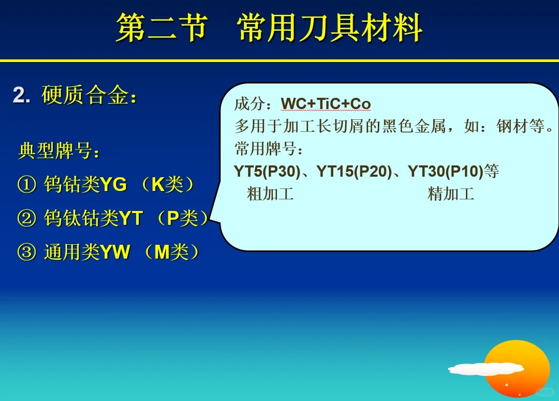 刀具材料的基本性能