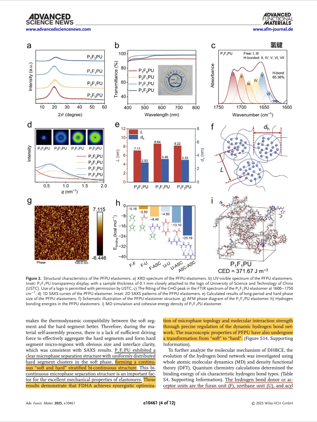 【材料类文献阅读】超强坚韧生物基聚氨酯