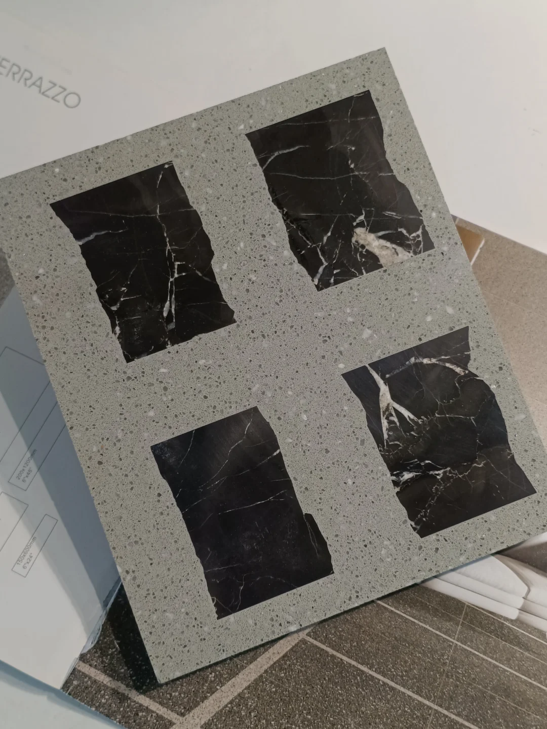 手工板水磨石预制板定制打样款分享