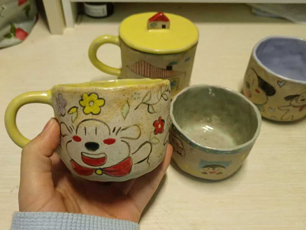 陶瓷定制 陶瓷绘画 纯手工陶瓷