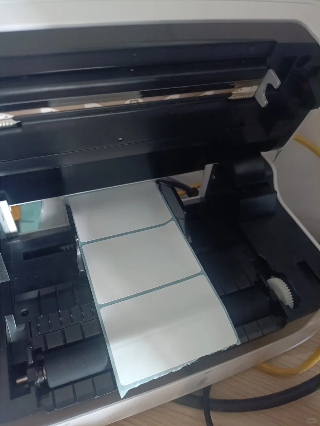 标签打印机闪红灯不打印