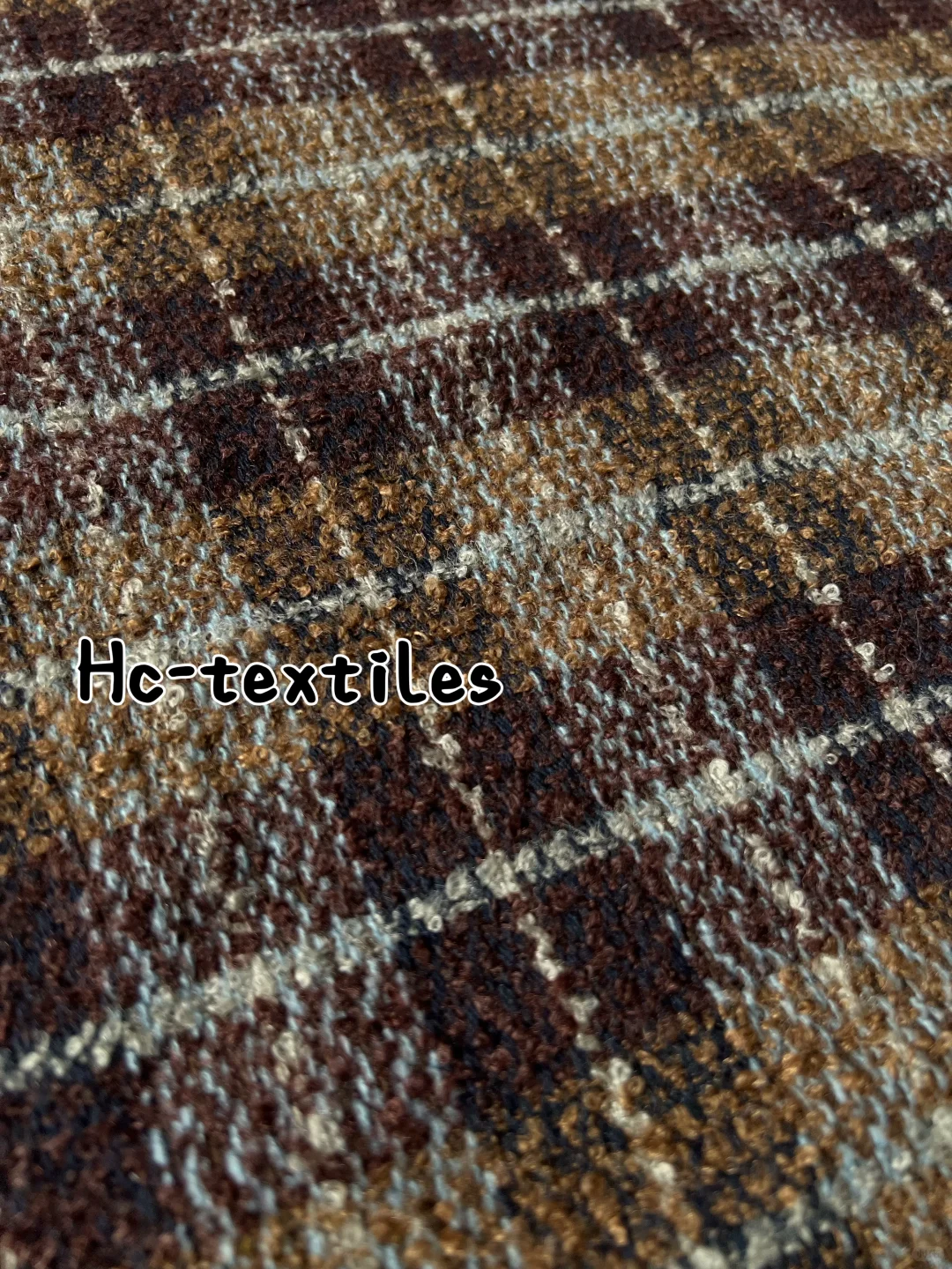 棕色系的经典永续?精选秋冬格纹小香风面料