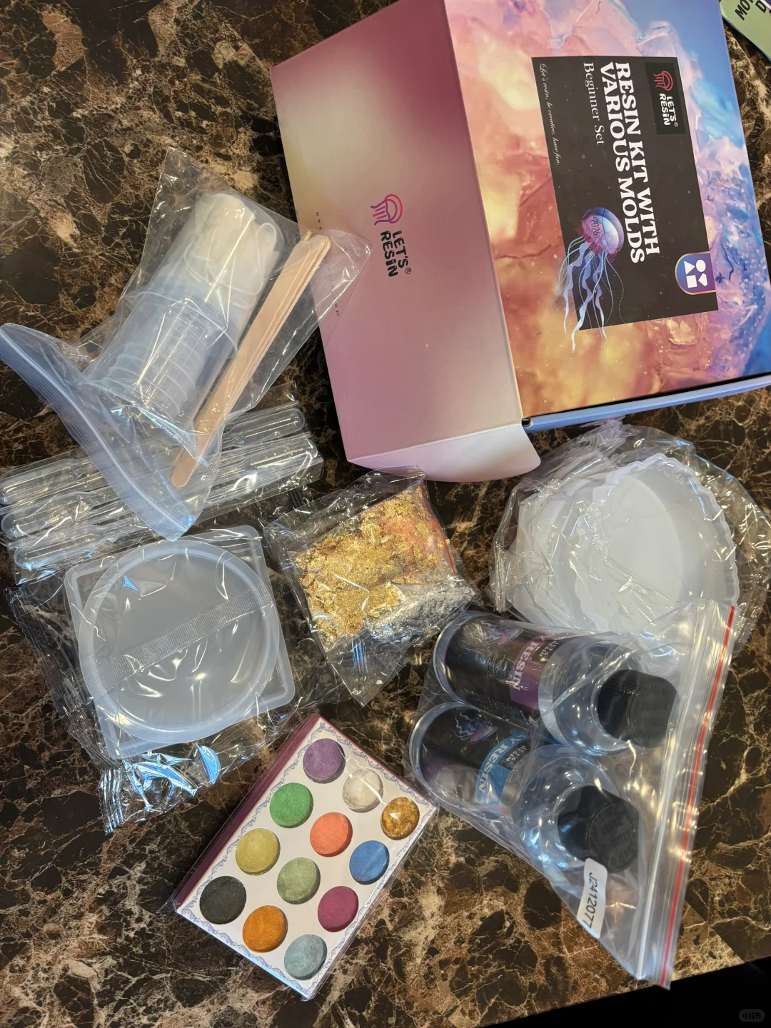 把春天收藏进树脂杯垫