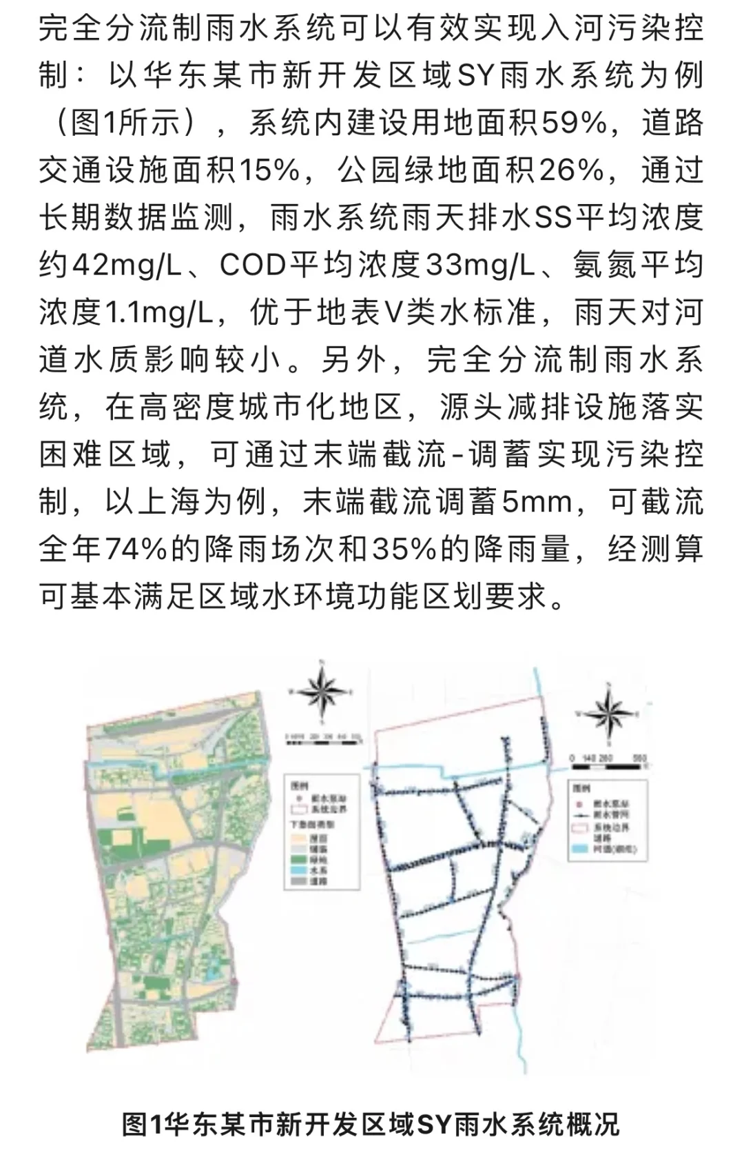 设计雨水系统运行是城市雨天污染控制关键