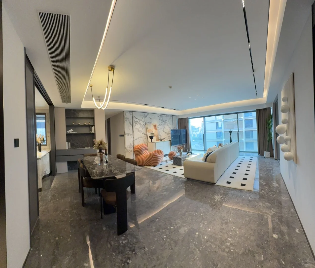 观宸云幕·171㎡现代风4房出租｜智能家居豪装