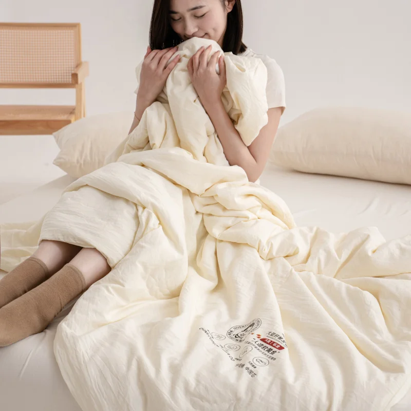 夏夜必备?超柔软大豆纤维被