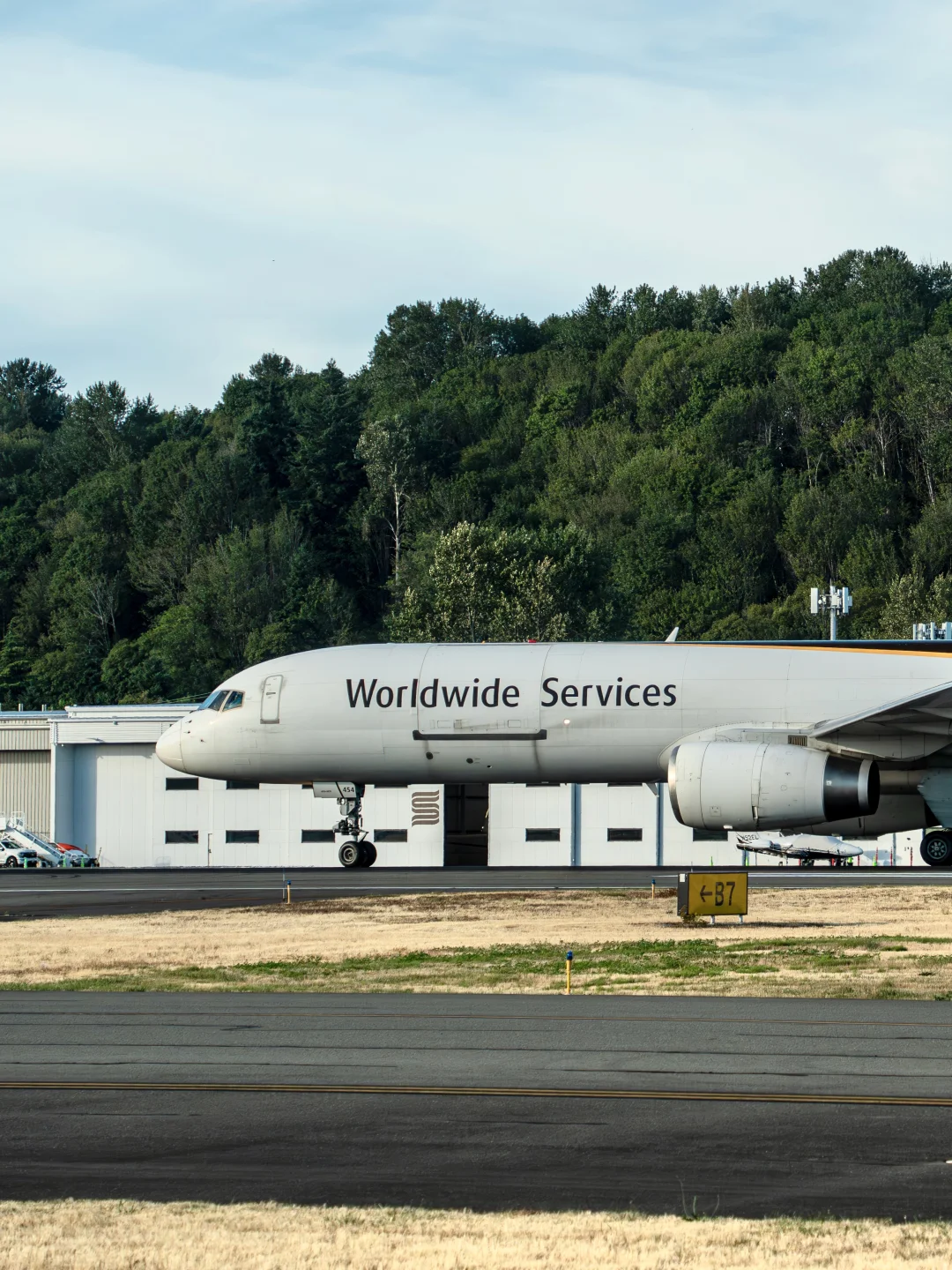 UPS货机 | 大长腿757✈️实力颜值双担当