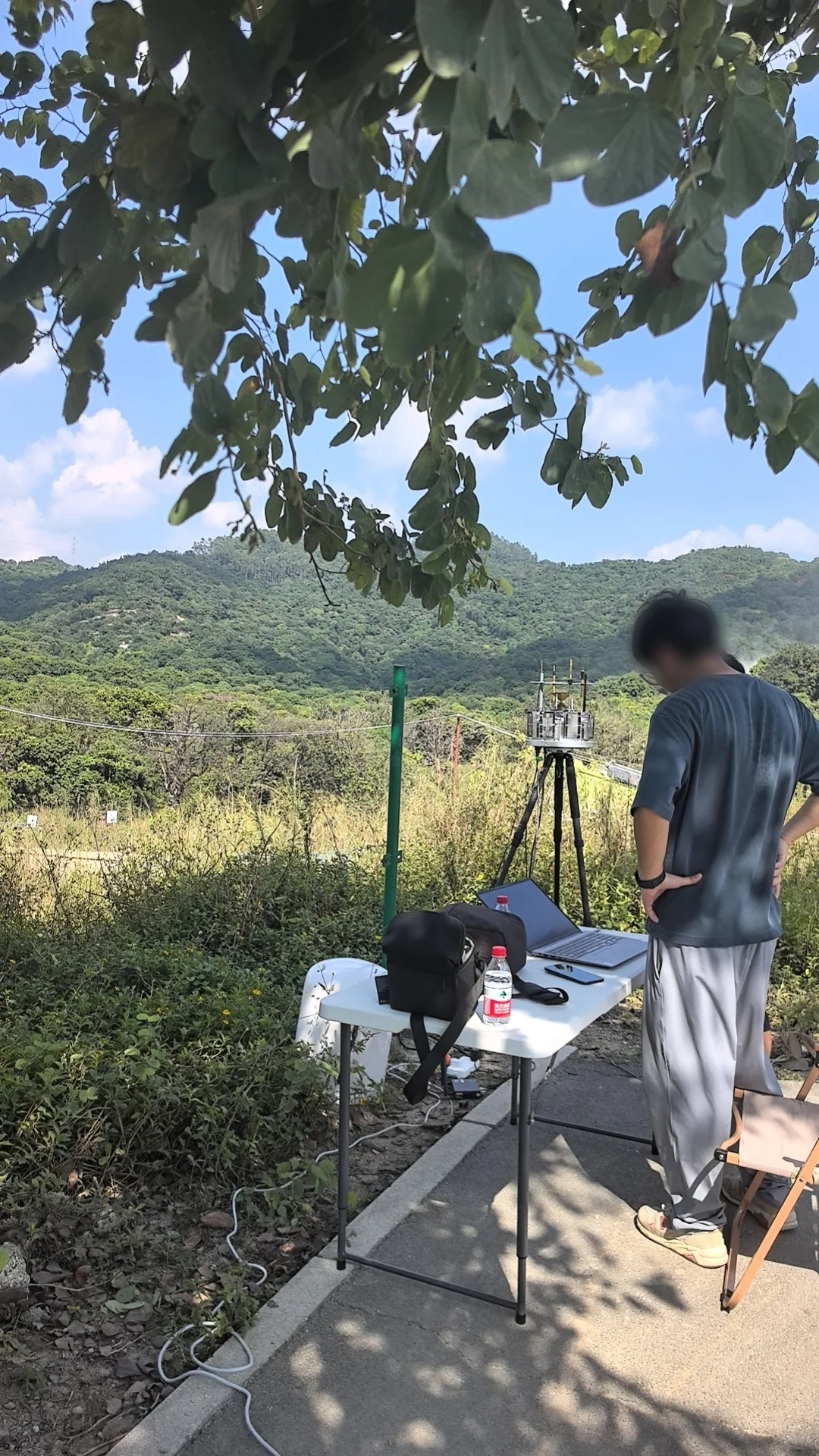 测试固定式无人机探测设备