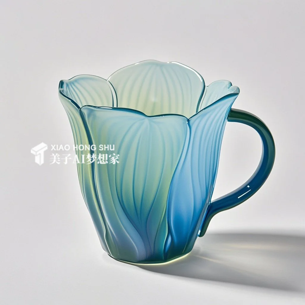 ?AI产品设计1000个?铃兰花开美丽杯子