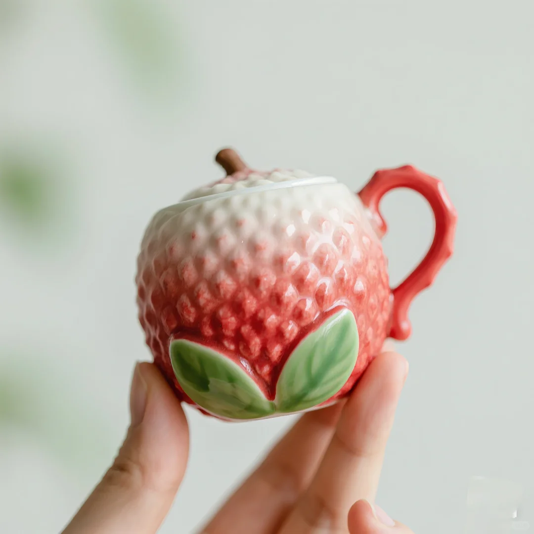 ? 甜美荔枝手工杯，少女心满满的夏日