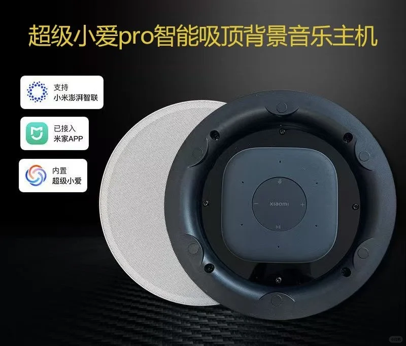 让傻大黑粗的智能音箱消失，吸顶音箱or壁挂