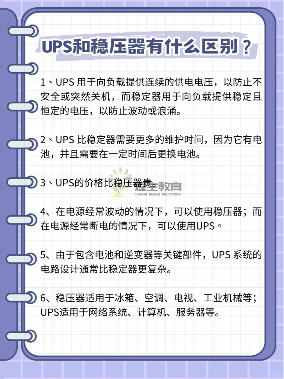UPS和稳压器有什么区别？