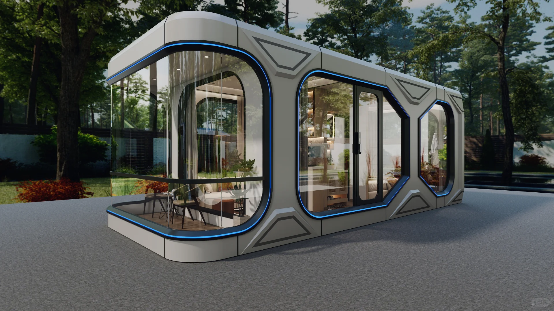 混凝土太空舱设计