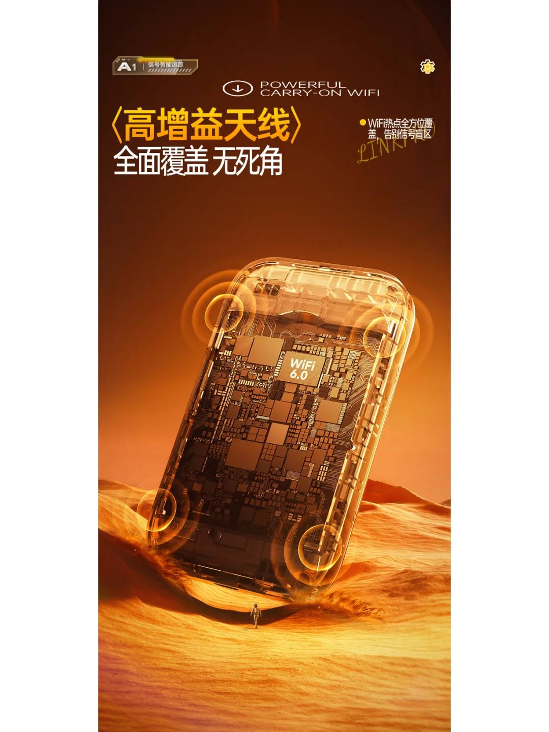 wifi通讯设备芯片渲染