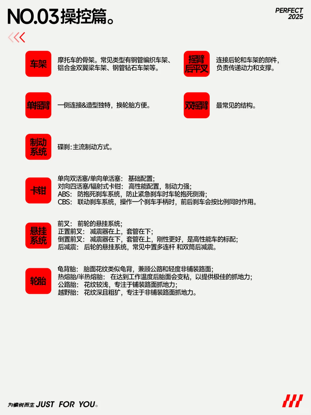 摩托车专业术语解析，摩友必看。