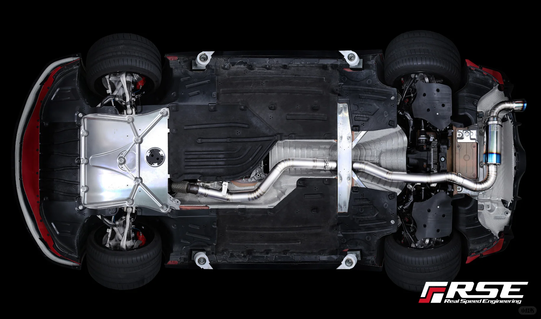 RSE出品： GR Supra 钛合金中尾段排气